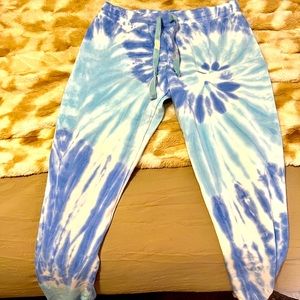 Spiritual Gangster laguna joggers; tie dye. M. matching hoodie